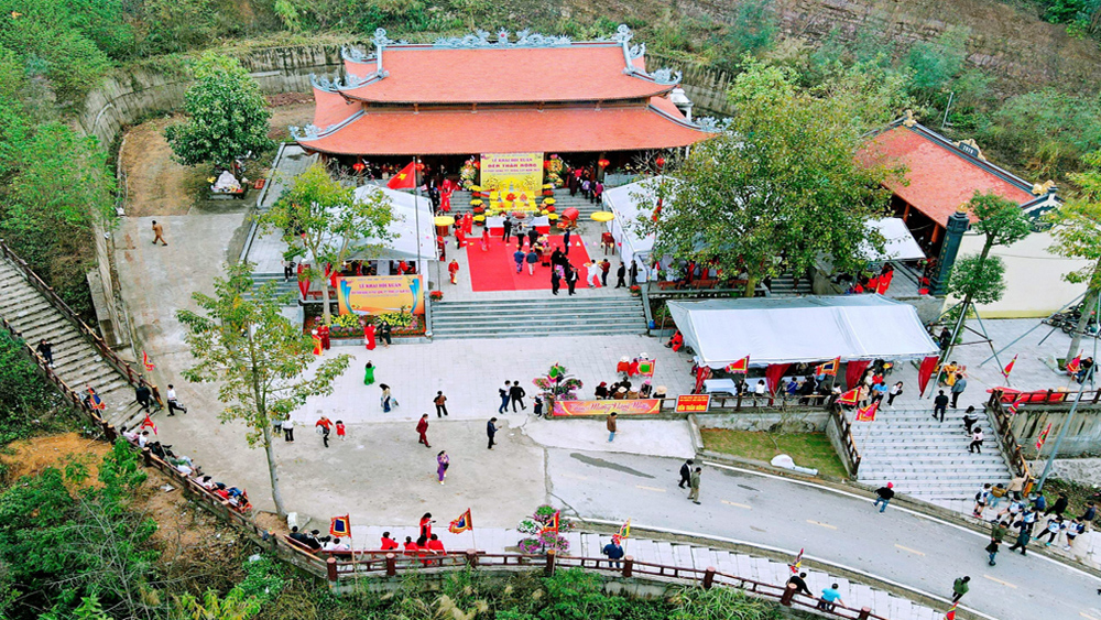 Bắc Giang: Sẵn sàng cho lễ khai hội xuân đền Thần Nông