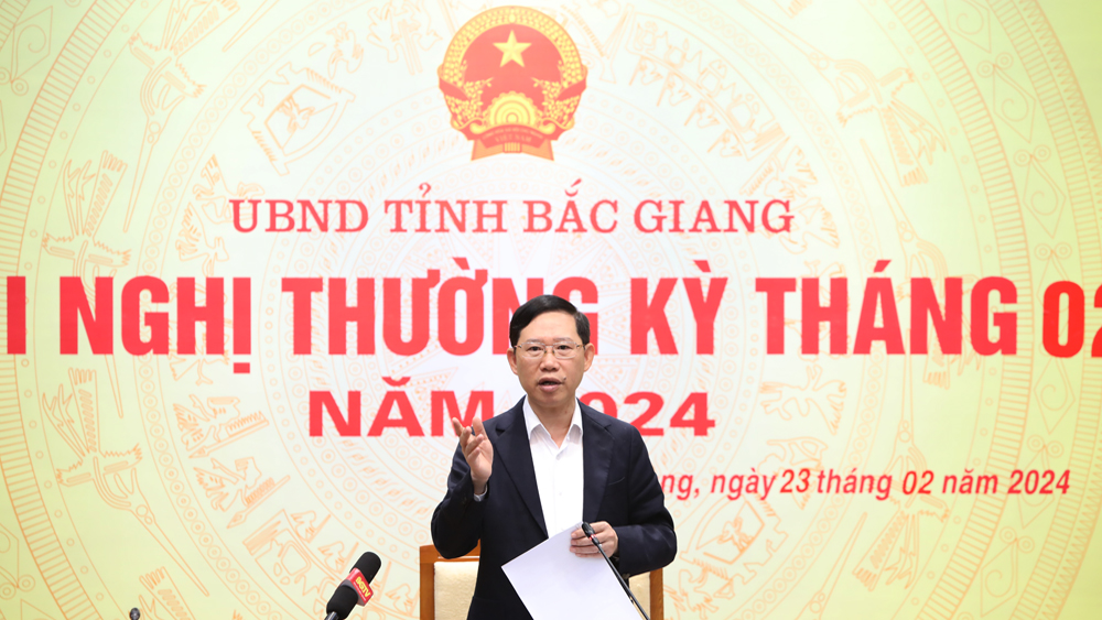 Chủ tịch UBND tỉnh Lê Ánh Dương chỉ đạo: Tập trung thực hiện các nhiệm vụ trọng tâm ngay từ đầu năm