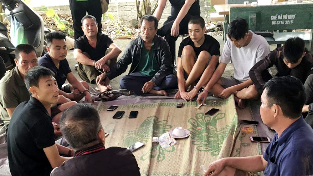 Công an huyện Yên Thế liên tiếp triệt phá tụ điểm cờ bạc dịp lễ hội đầu năm