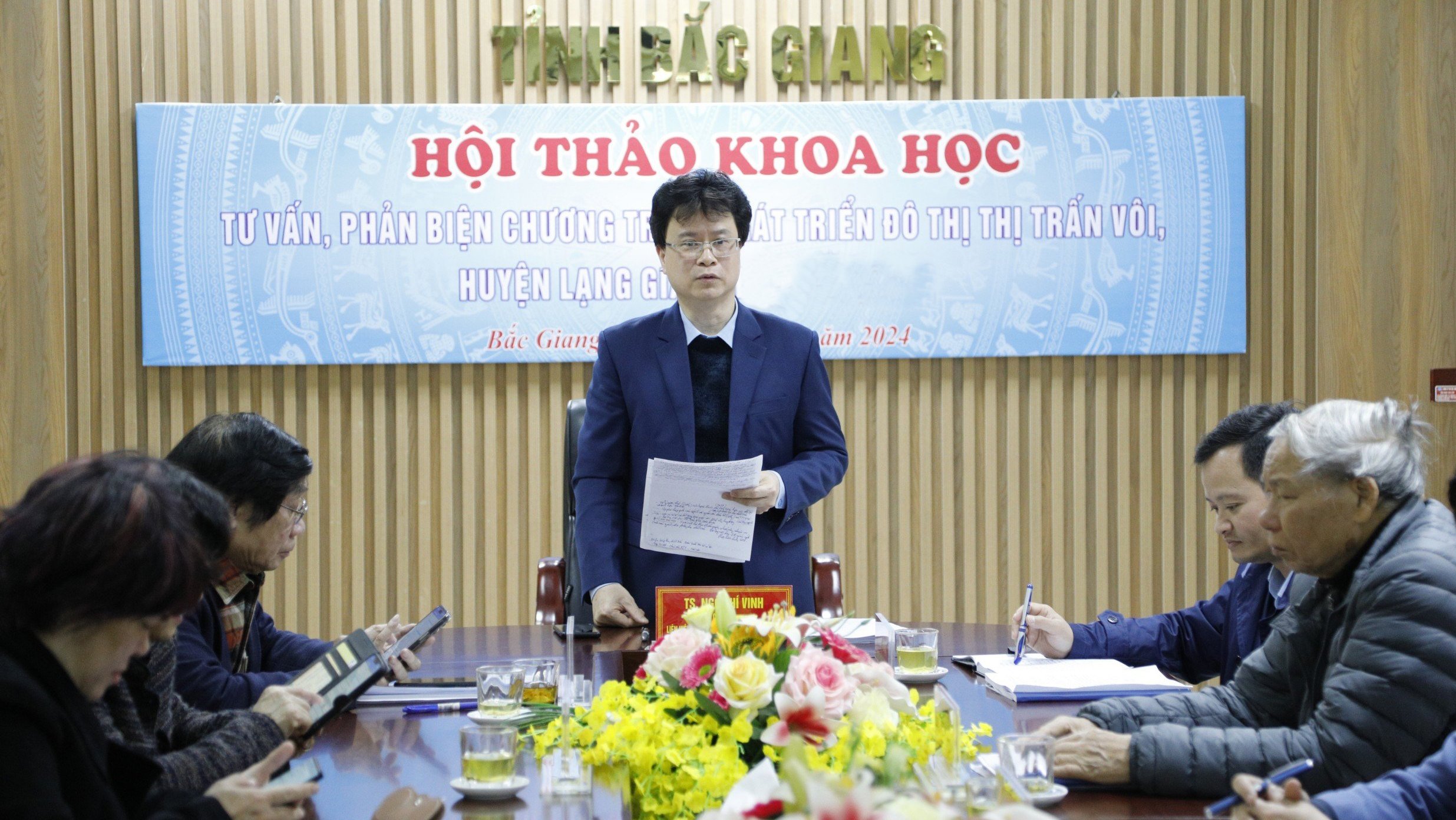 Tư vấn, phản biện chương trình phát triển đô thị thị trấn Vôi, huyện Lạng Giang đến năm 2035