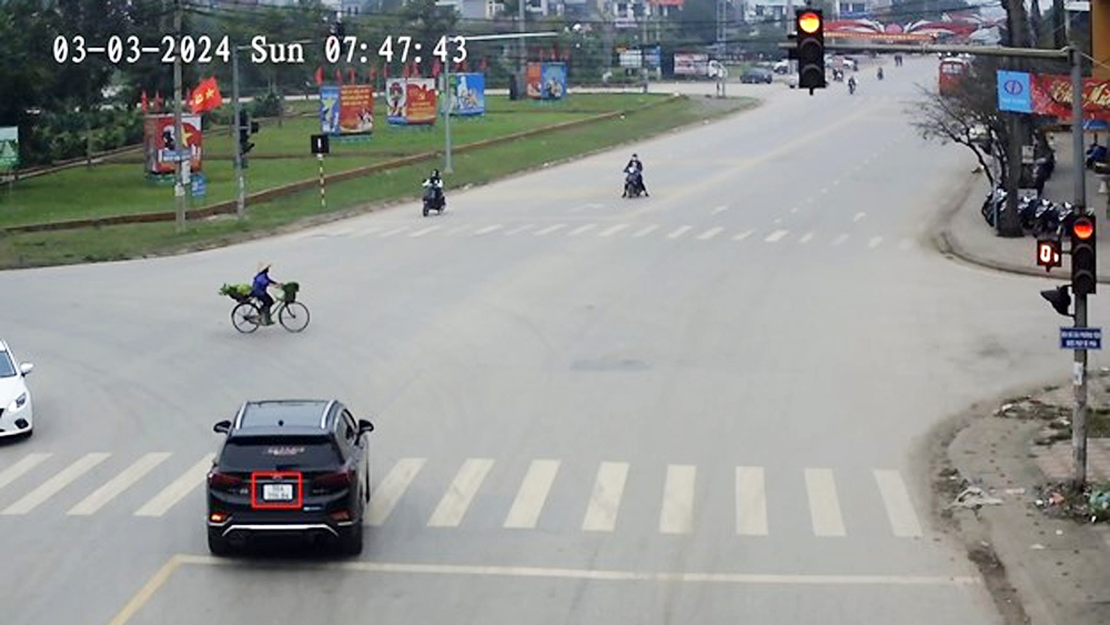 Tân Yên: Phạt “nguội” 43 trường hợp vi phạm trật tự an toàn giao thông