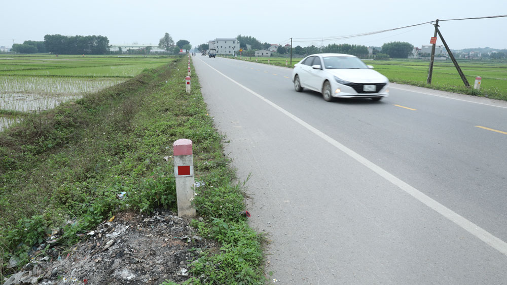 Tân Yên: Rác thải hai bên đường tỉnh 294 đã được thu dọn