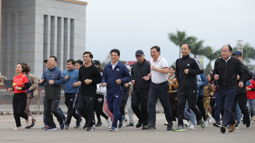 TP Bắc Giang : Hơn 1 nghìn người tham gia Ngày chạy Olympic vì sức khỏe toàn dân