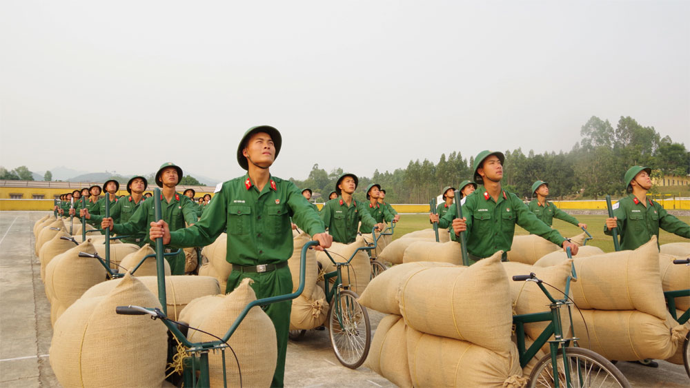 Quân đội tái hiện đoàn xe đạp thồ trong chiến dịch Điện Biên Phủ