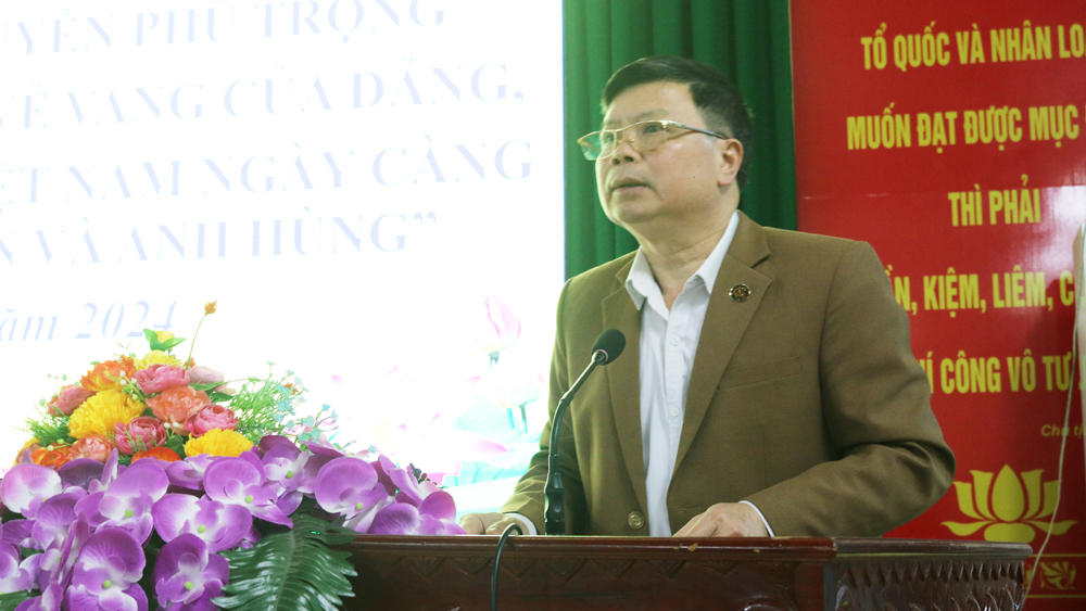 Tọa đàm nội dung bài viết của Tổng Bí thư Nguyễn Phú Trọng về tự hào và tin tưởng dưới lá cờ vẻ vang của Đảng