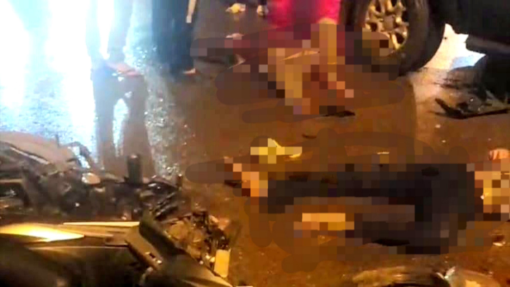 Lạng Giang: Hai người bị thương sau va chạm giao thông