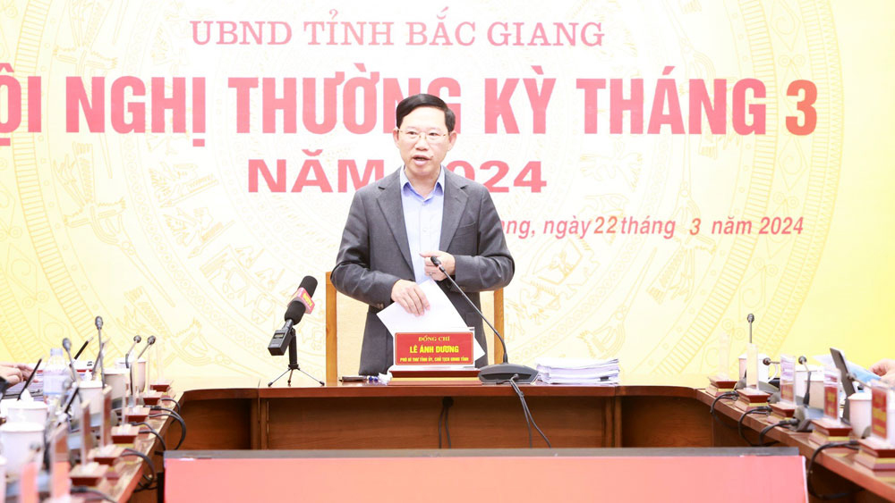 Chủ tịch UBND tỉnh Lê Ánh Dương chỉ đạo: Tập trung thu hút đầu tư, giữ vững đà tăng trưởng