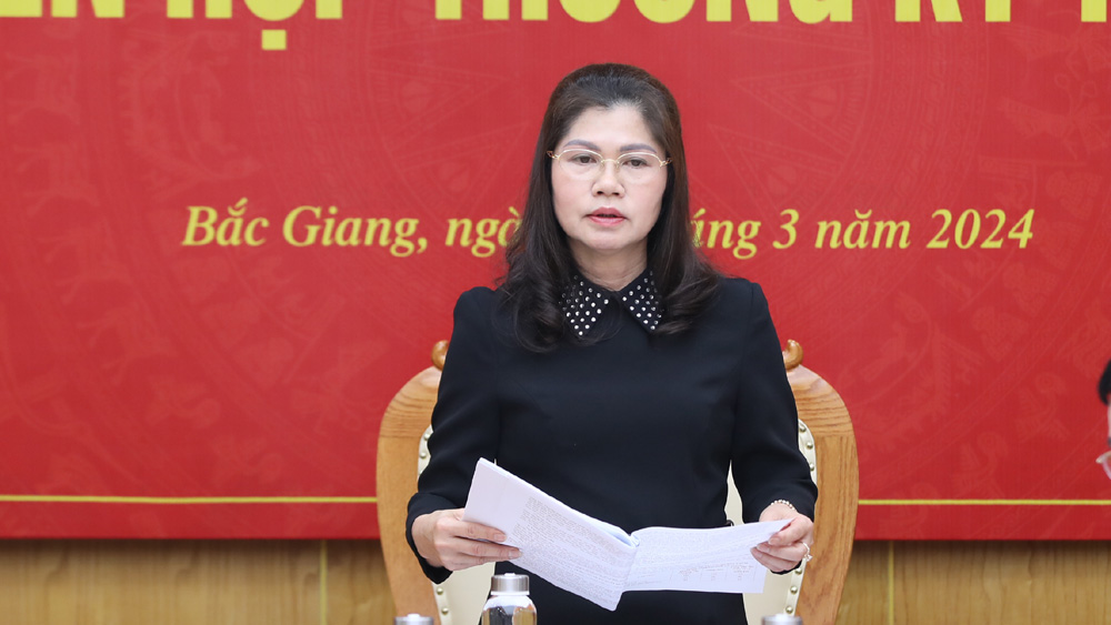 Thường trực HĐND tỉnh Bắc Giang họp phiên thường kỳ thứ 25