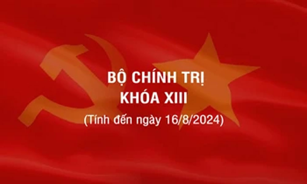 Các đồng chí Ủy viên Bộ Chính trị khóa XIII