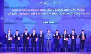 10 nhà khoa học trẻ xuất sắc được nhận Giải thưởng Quả Cầu Vàng 2024