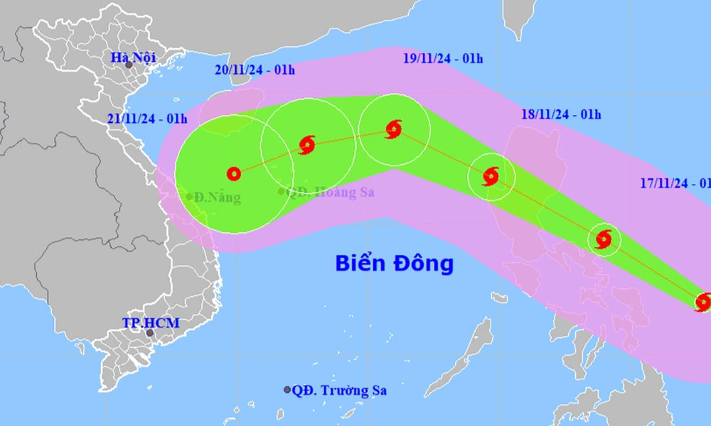  Bão Manyi tiệm cận siêu bão, sắp vào Biển Đông