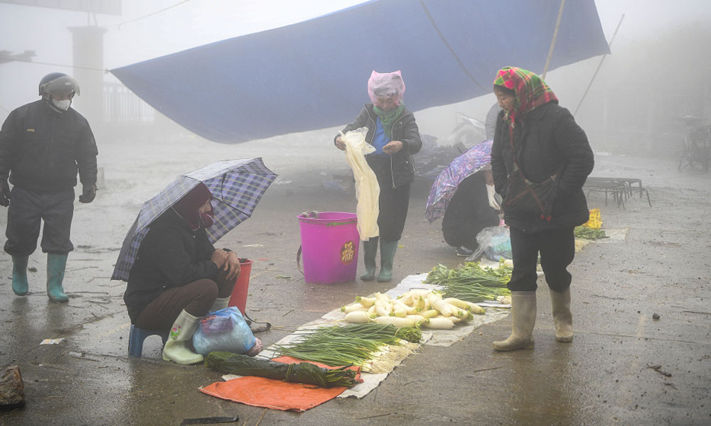  Không khí lạnh đang tràn xuống miền Bắc