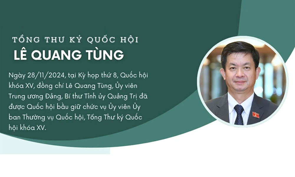  Tiểu sử Tổng Thư ký Quốc hội Lê Quang Tùng