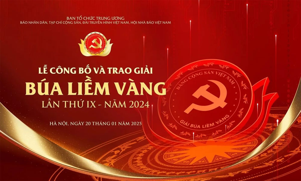  Tối nay (20/1) diễn ra Lễ trao Giải Búa liềm vàng lần thứ 9