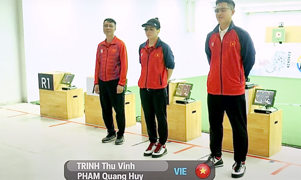  Việt Nam giành Huy chương Vàng bắn súng châu Á 