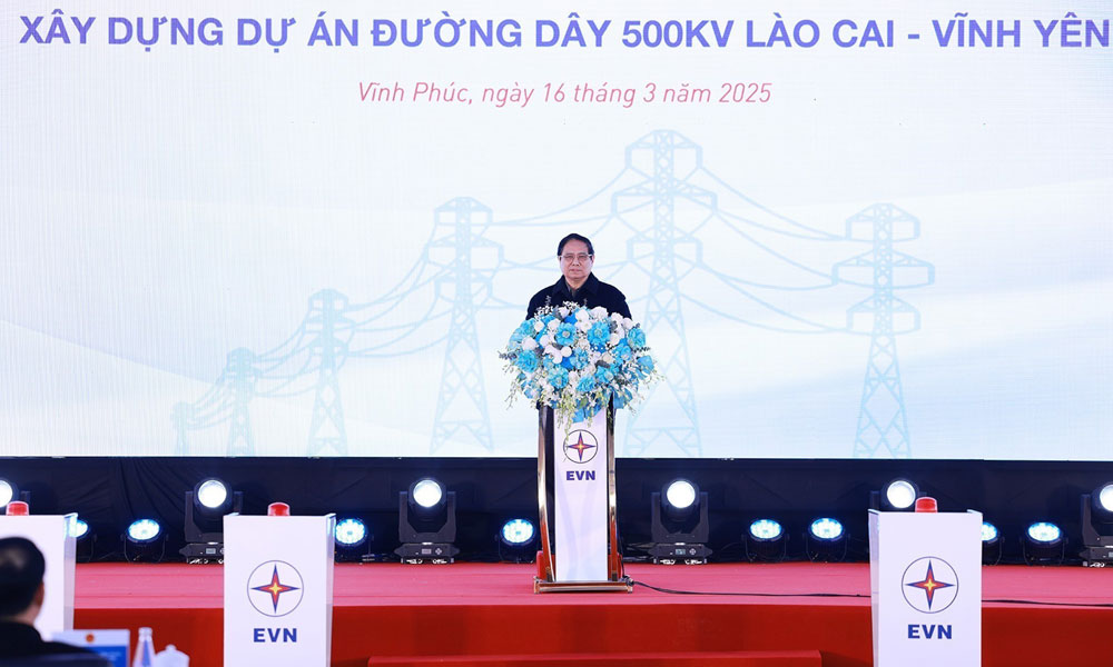  Thủ tướng yêu cầu thần tốc hoàn thành đường dây 500kV Lào Cai - Vĩnh Yên