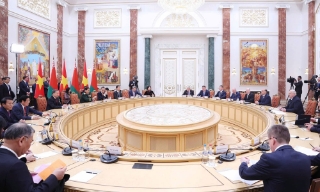 Tổng Bí thư Tô Lâm hội đàm với Tổng thống Belarus Aleksandr Lukashenko