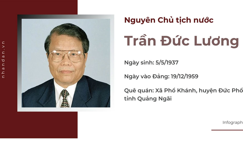  Tóm tắt tiểu sử nguyên Chủ tịch nước Trần Đức Lương