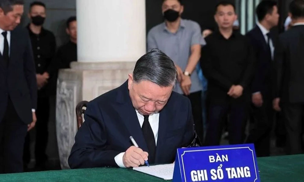  Lãnh đạo Đảng, Nhà nước ghi sổ tang tiếc thương nguyên Chủ tịch nước Trần Đức Lương