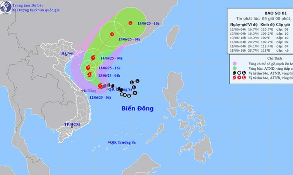  Bão Wutip đổ bộ vào đâu?