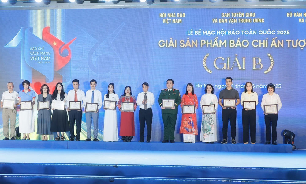  Bế mạc Hội Báo toàn quốc 2025: Báo Bắc Giang đoạt giải B Giải sản phẩm báo chí ấn tượng