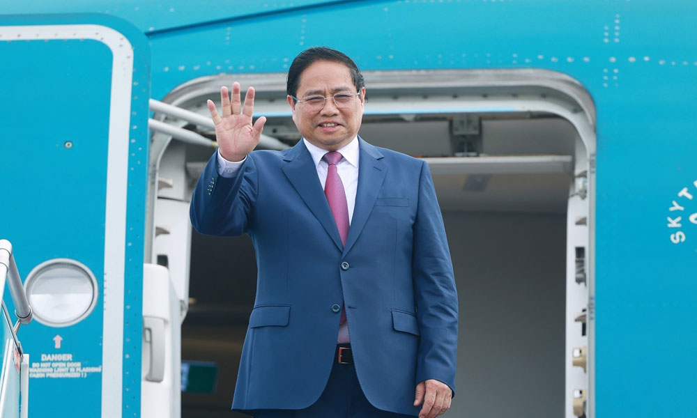 Thủ tướng Phạm Minh Chính lên đường dự Hội nghị WEF 16 và làm việc tại Trung Quốc