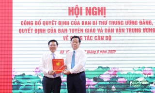 Đồng chí Trần Thanh Lâm giữ chức Phó trưởng Ban Tuyên giáo và Dân vận Trung ương