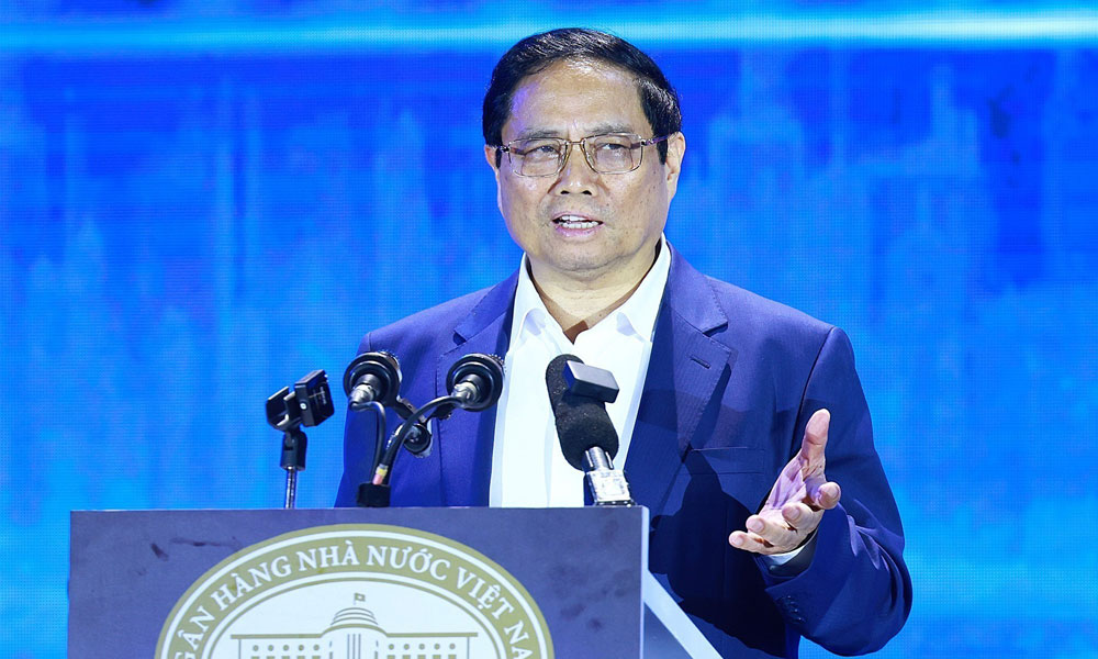 Thủ tướng Phạm Minh Chính: Ngân hàng sẽ là ngành đi đầu trong thúc đẩy chuyển đổi số 