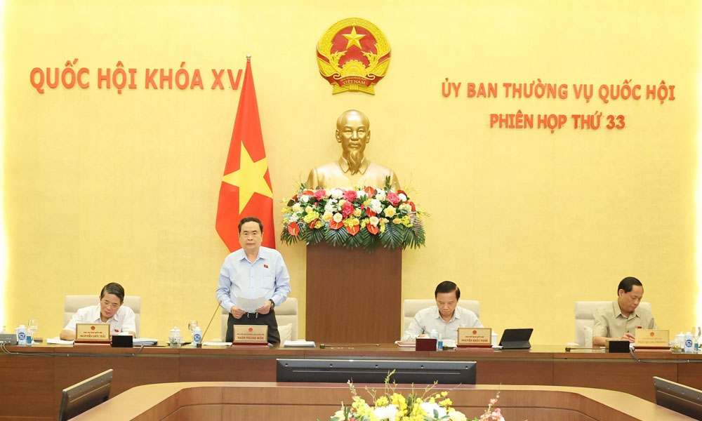 Khai mạc Phiên họp thứ 33 của Ủy ban Thường vụ Quốc hội