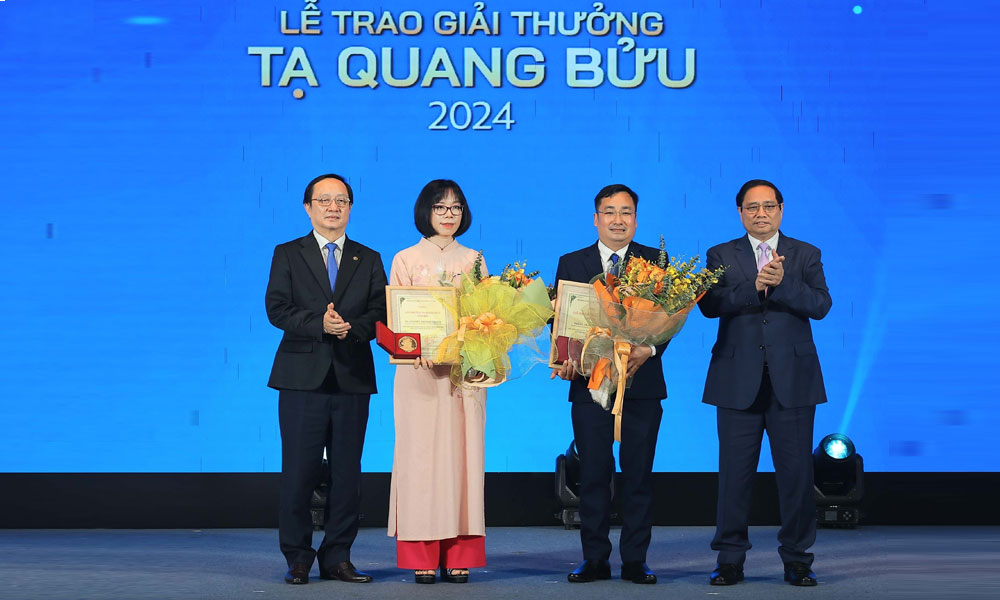 Giải thưởng Tạ Quang Bửu năm 2024 vinh danh hai nhà khoa học