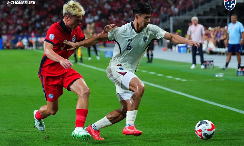  Thái Lan thắng ngược Singapore dù bị dẫn trước 2- 0