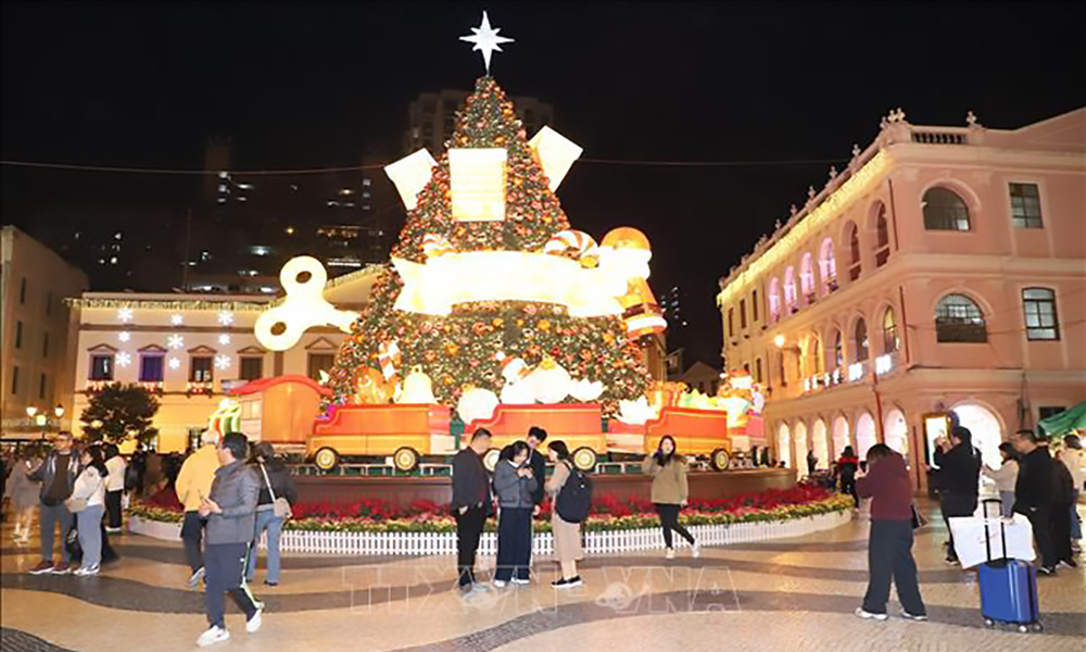  Trung Quốc: Rộn ràng không khí Giáng sinh tại Macau