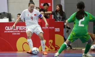 Việt Nam thắng 21-0 ở vòng loại futsal nữ châu Á