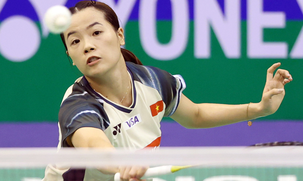  Thùy Linh chia tay giải Indonesia Masters