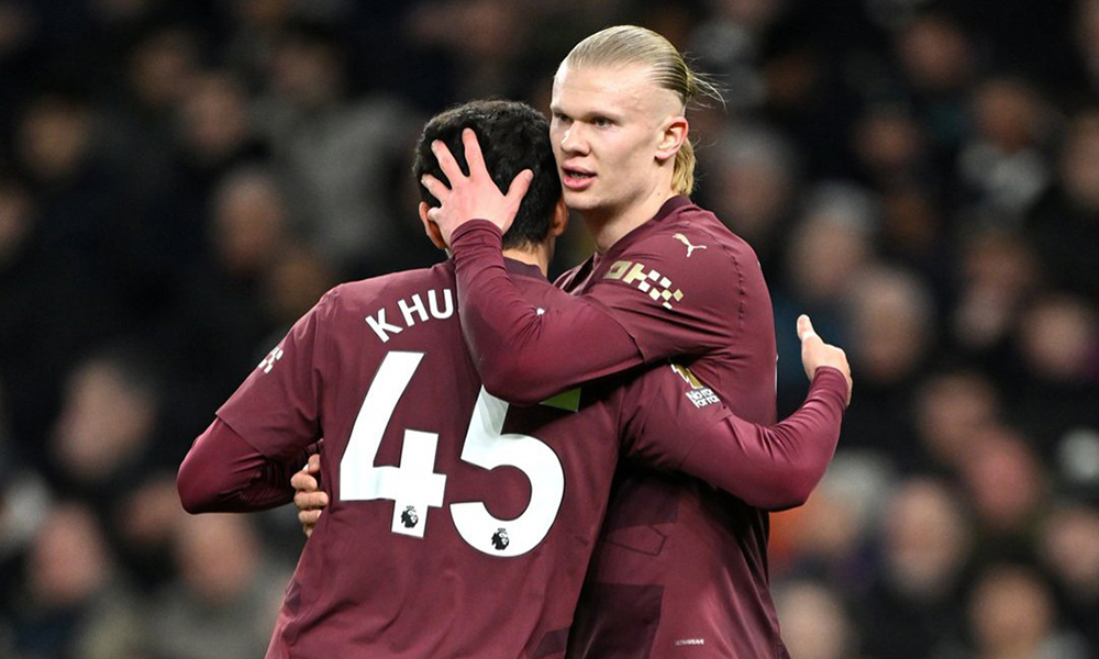  Haaland giúp Man City trở lại top 4