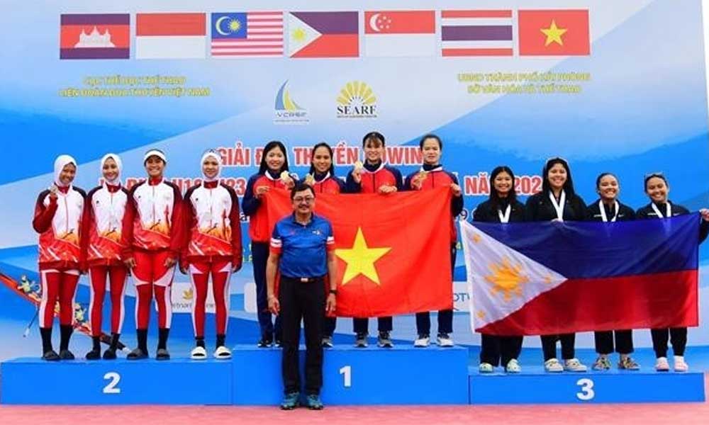 Vietnam wins 12 medals at Southeast Asia rowing, canoeing championships