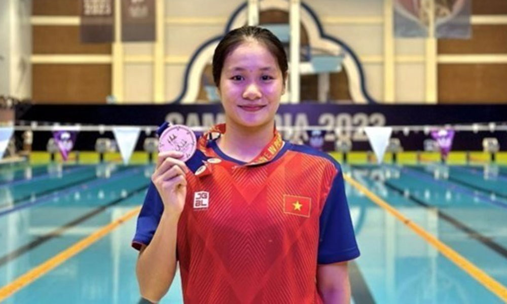 Swimmer Vo Thi My Tien gets wildcard for Paris games