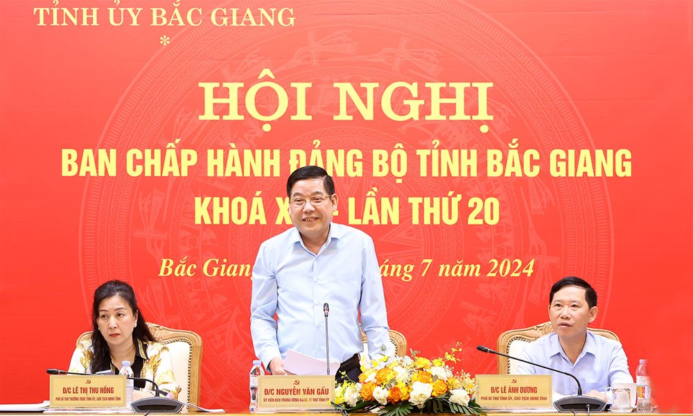 Bac Giang strives to complete 2024 plan, prepare well for all-level Party congresses 