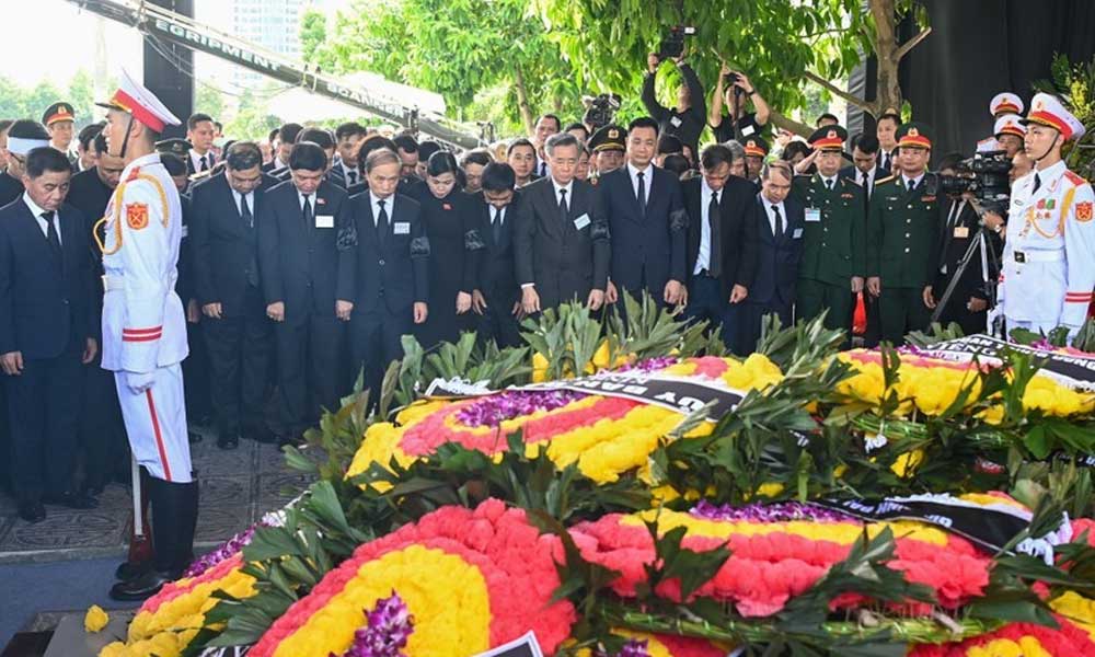 Thank-you message of State Funeral Board, family of General Secretary Nguyen Phu Trong