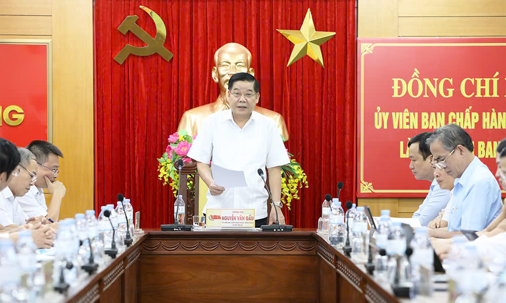 Bac Giang provincial Party Chief Nguyen Van Gau directs Son Dong district to focus on agriculture, forestry and tourism development