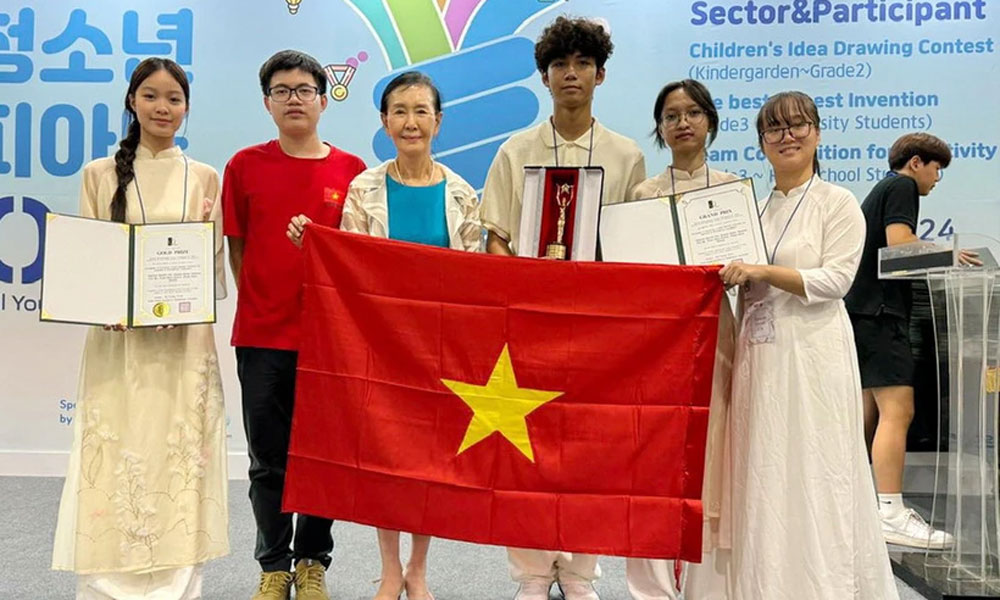 Vietnam excels at Korea International Youth Science Olympiad