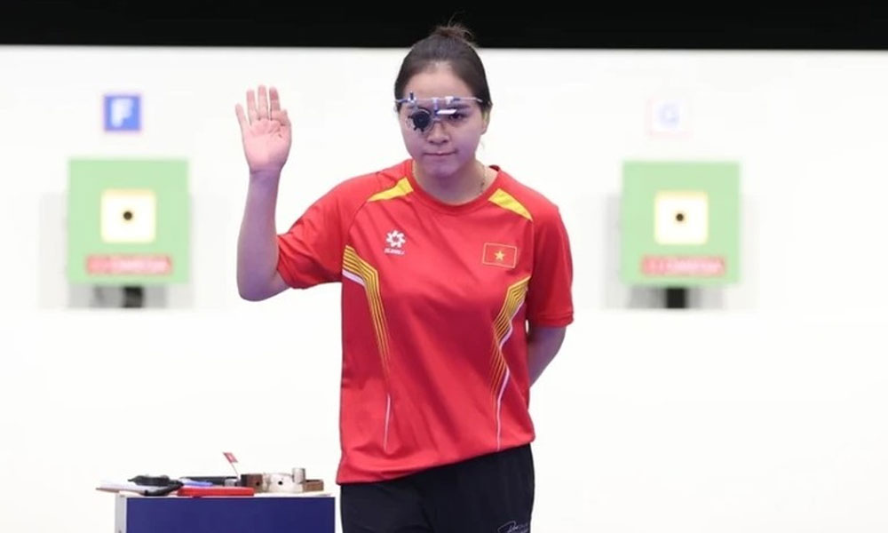 Vietnam's Vinh named among world’s top ten in women's 25m pistol event