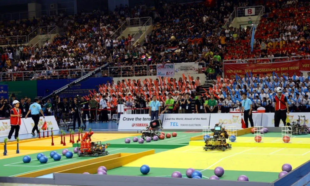 China's Hong Kong team crowned champion at ABU Robocon 2024