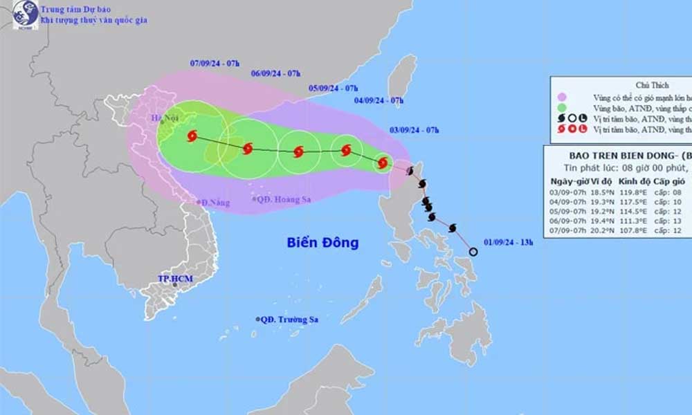 Typhoon Yagi enters East Sea with potential to intensify further