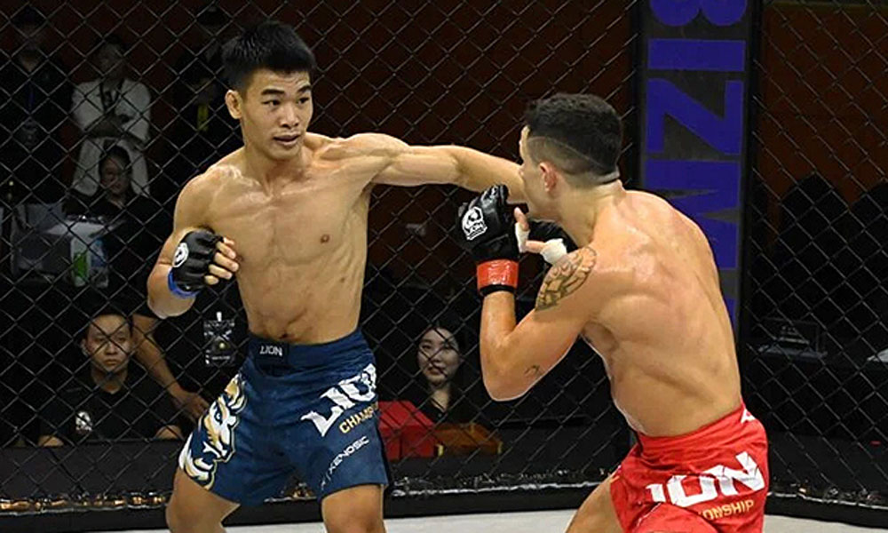 Vietnamese fighter knocks out Brazilian opponent with series of punches to face