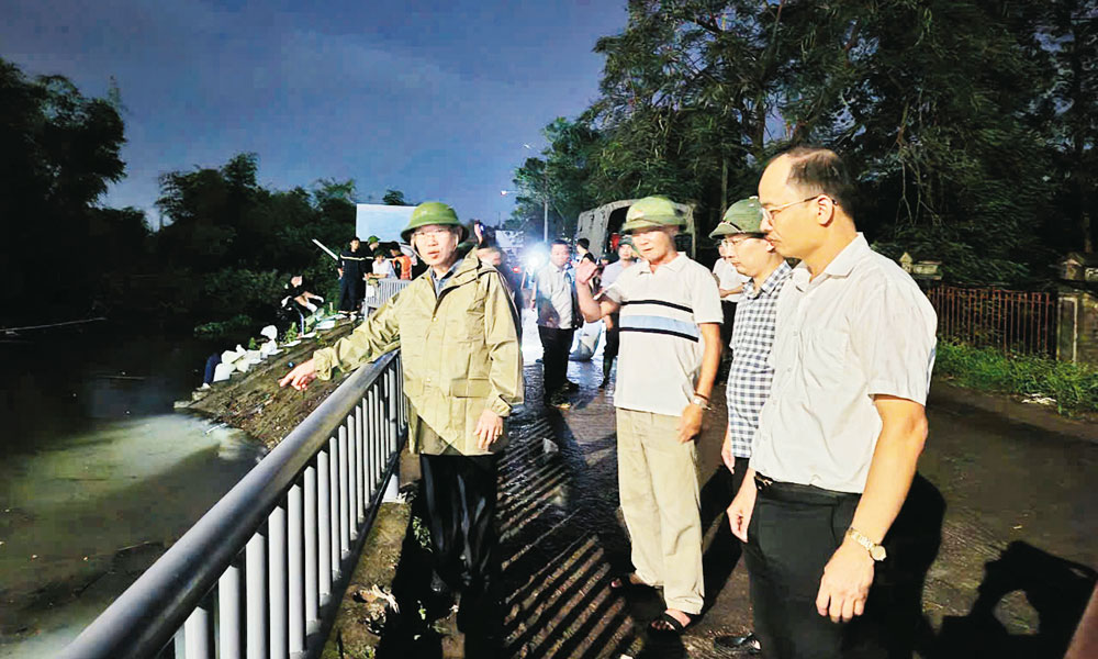 Maximum efforts made to fix problem at Cong Bun pumping station