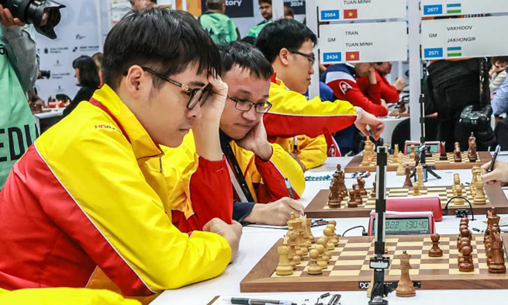 Vietnam defeats reigning champion Uzbekistan in Chess Olympiad 2024