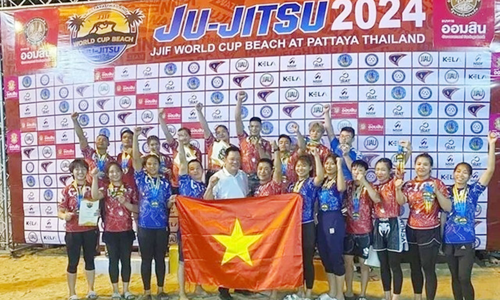 Vietnam top international ju-jitsu competition