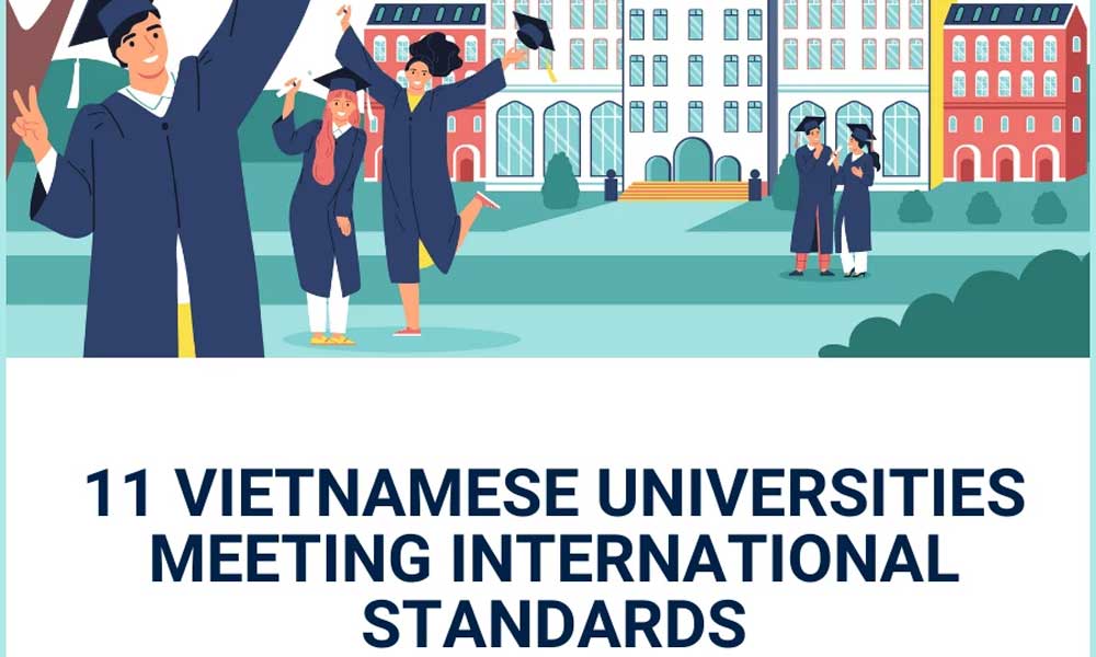 11 Vietnamese universities meeting international standards