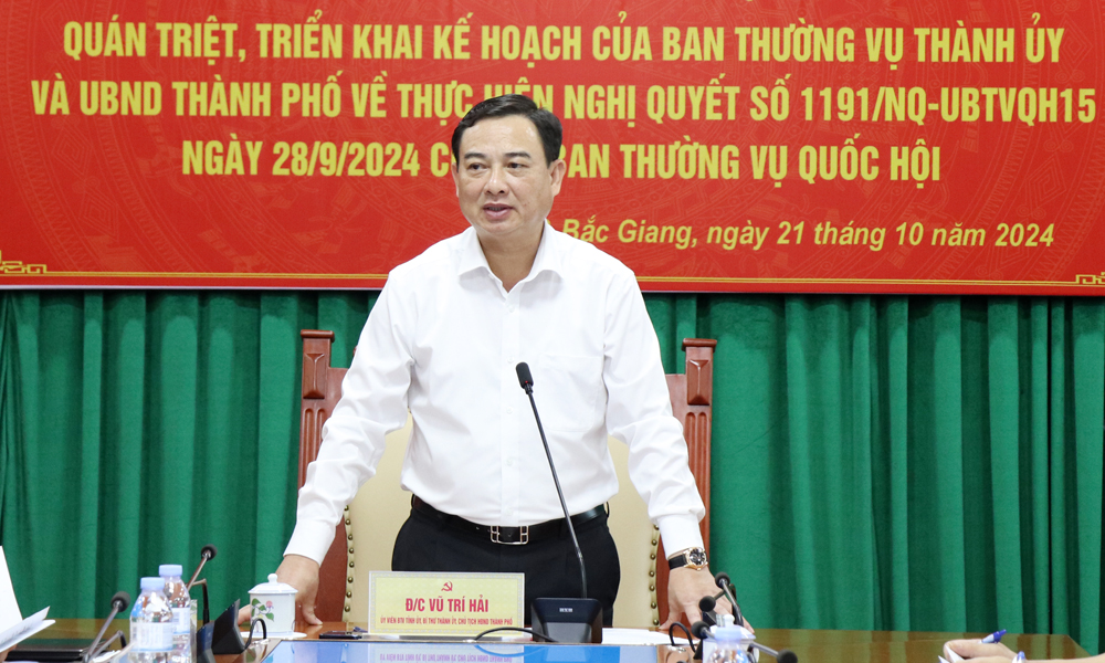 Bac Giang city focuses on arranging administrative units